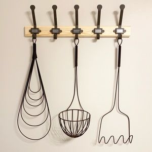 Jumbo Farmhouse Kitchen Utensil Wall Decor Set 3